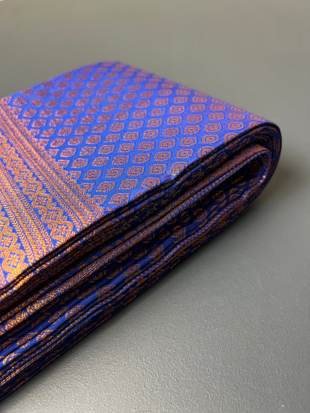 Lavender Blue Pure Kancheepuram Silk