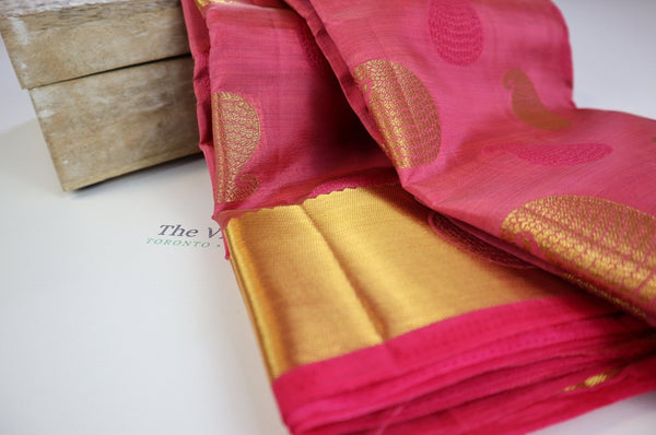 Light Pink Soft Silk Saree