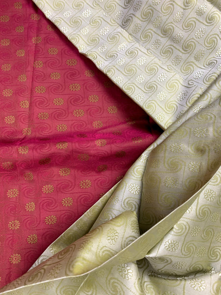 Laurel x Red Border Silk Saree