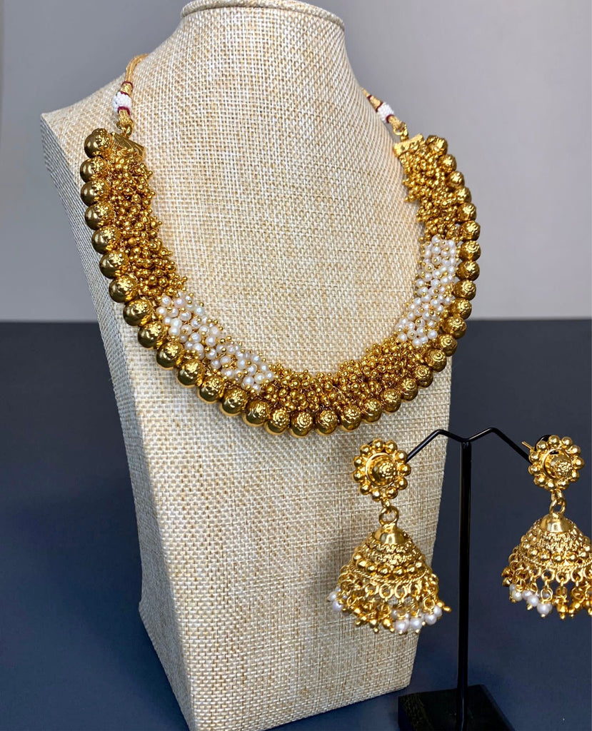 Cornelia Freshwater Pearl Cluster Necklace – Julio Designs Store