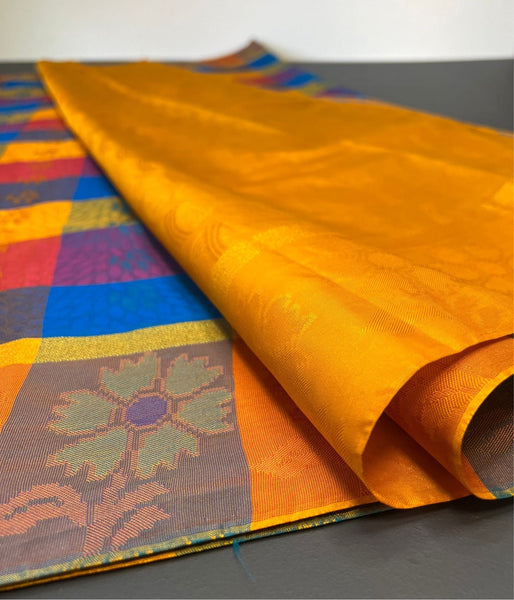 Multicolor Soft Silk Saree